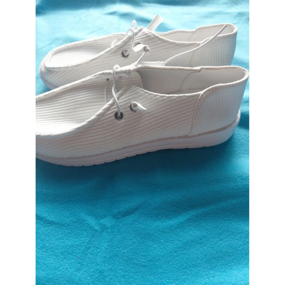 Shein Women’s Canvas Slip On Slouchy Shoes Comfortable Casual Lightweight Eu39